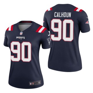 Women's New England Patriots Shilique Calhoun Navy Legend Jersey