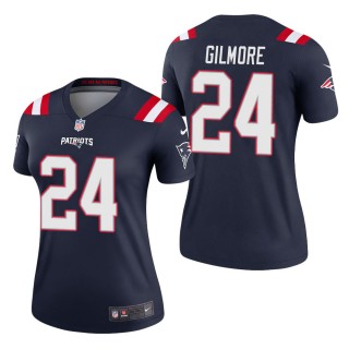 Women's New England Patriots Stephon Gilmore Navy Legend Jersey