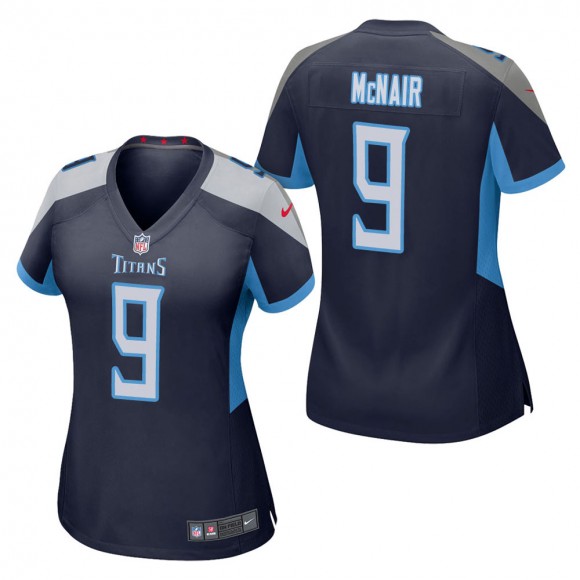 Women's Tennessee Titans Steve McNair Navy Game Jersey
