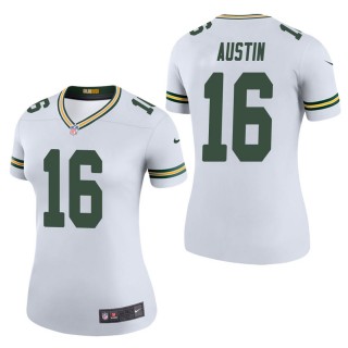 Women's Green Bay Packers Tavon Austin White Color Rush Legend Jersey