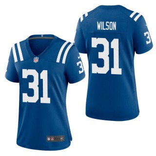Women's Indianapolis Colts Tavon Wilson Royal Game Jersey