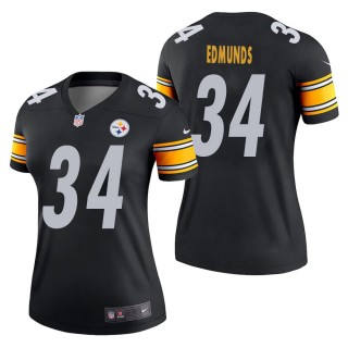 Women's Pittsburgh Steelers Terrell Edmunds Black Legend Jersey