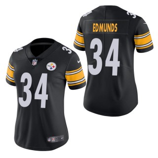 Women's Pittsburgh Steelers Terrell Edmunds Black Vapor Untouchable Limited Jersey