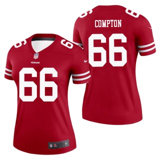 Women's San Francisco 49ers Tom Compton Scarlet Legend Jersey