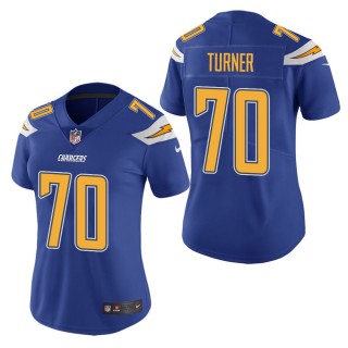 Women's Los Angeles Chargers Trai Turner Royal Color Rush Limited Jersey