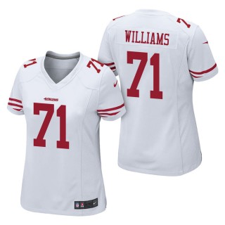 Women's San Francisco 49ers Trent Williams White Game Jersey