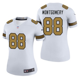 Women's New Orleans Saints Ty Montgomery White Color Rush Legend Jersey