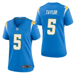 Women's Los Angeles Chargers Tyrod Taylor Powder Blue Game Jersey