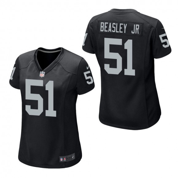 Women's Las Vegas Raiders Vic Beasley Jr Black Game Jersey