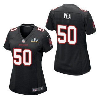 Women's Tampa Bay Buccaneers Vita Vea Black Super Bowl LV Jersey