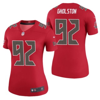Women's Tampa Bay Buccaneers William Gholston Red Color Rush Legend Jersey