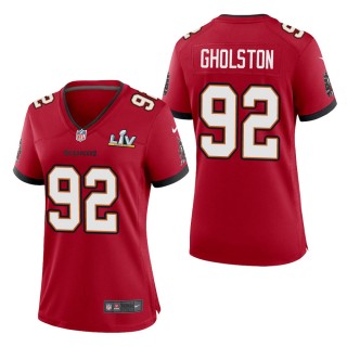 Women's Tampa Bay Buccaneers William Gholston Red Super Bowl LV Jersey