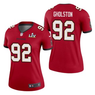 Women's Tampa Bay Buccaneers William Gholston Red Super Bowl LV Jersey