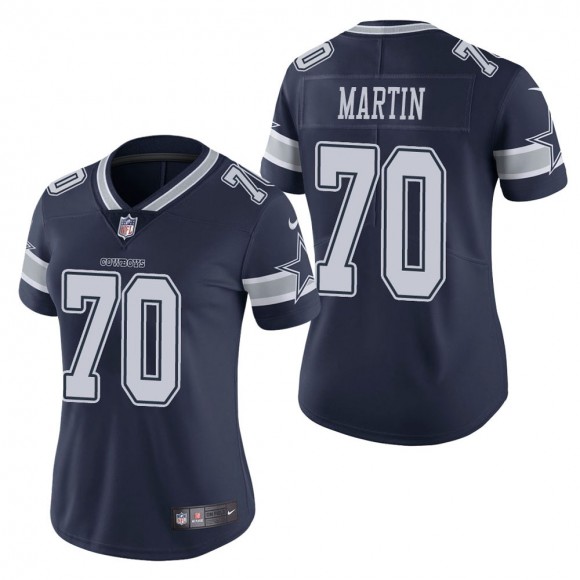 Women's Dallas Cowboys Zack Martin Navy Vapor Untouchable Limited Jersey