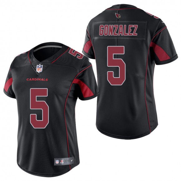 Women's Arizona Cardinals Zane Gonzalez Black Color Rush Limited Jersey