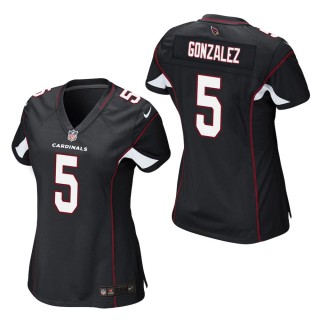 Women's Arizona Cardinals Zane Gonzalez Black Game Jersey