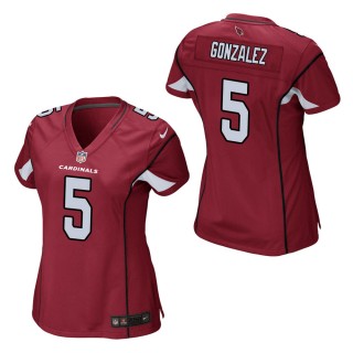Women's Arizona Cardinals Zane Gonzalez Cardinal Game Jersey