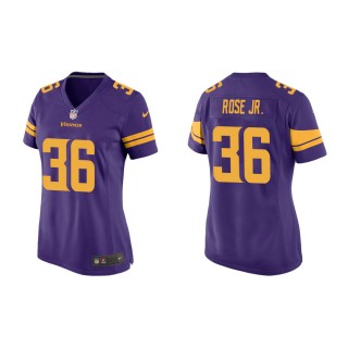 Women's Minnesota Vikings A.J. Rose Jr. #36 Purple Alternate Game Jersey