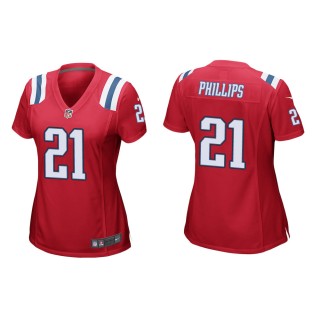 Women's New England Patriots Adrian Phillips #21 Red Alternate Game Jersey