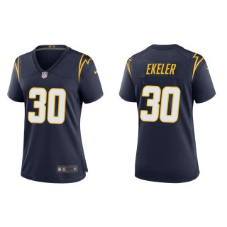 Women's Los Angeles Chargers Austin Ekeler #30 Navy Alternate Game Jersey
