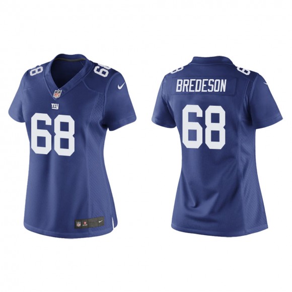 Women's New York Giants Ben Bredeson #68 Royal Game Jersey
