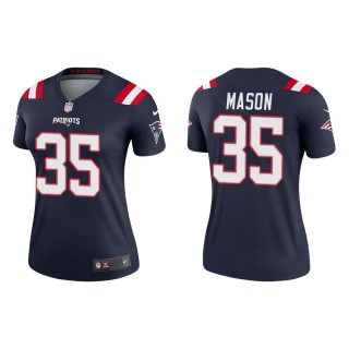Women's New England Patriots Ben Mason #35 Navy Legend Jersey
