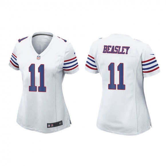 Women's Buffalo Bills Cole Beasley #11 White Alternate Game Jersey