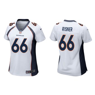 Women's Denver Broncos Dalton Risner #66 White Game Jersey