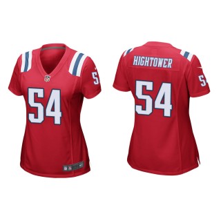 Women's New England Patriots Dont'a Hightower #54 Red Alternate Game Jersey