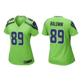 Women's Seattle Seahawks Doug Baldwin #89 Neon Green Alternate Game Jersey