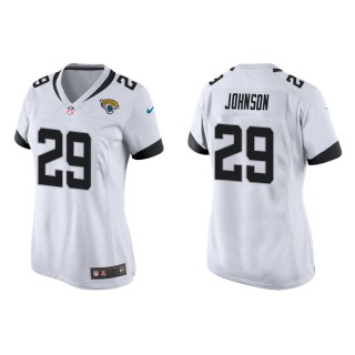 Women's Jacksonville Jaguars Duke Johnson #29 White Game Jersey