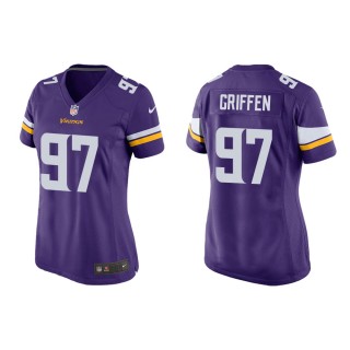 Women's Minnesota Vikings Everson Griffen #97 Purple Game Jersey