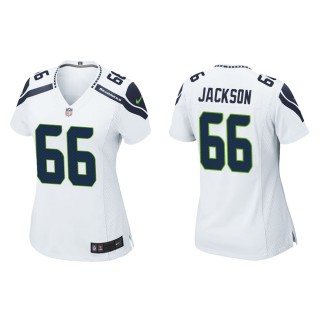 Women's Seattle Seahawks Gabe Jackson #66 White Game Jersey