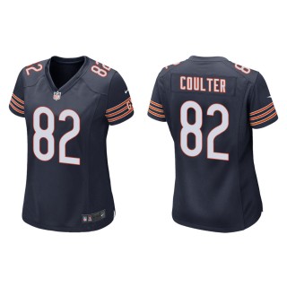 Women's Chicago Bears Isaiah Coulter #82 Navy Game Jersey