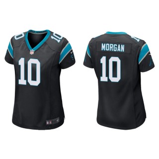 Women's Carolina Panthers James Morgan #10 Black Game Jersey