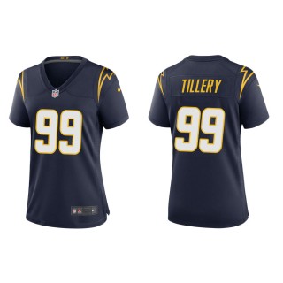 Women's Los Angeles Chargers Jerry Tillery #99 Navy Alternate Game Jersey