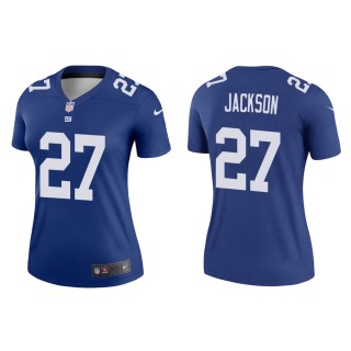 Women's New York Giants Josh Jackson #27 Royal Legend Jersey