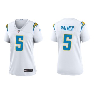 Women's Los Angeles Chargers Josh Palmer #5 White Alternate Game Jersey