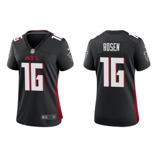 Women's Atlanta Falcons Josh Rosen #16 Black Game Jersey