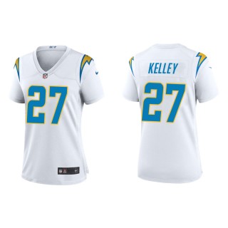 Women's Los Angeles Chargers Joshua Kelley #27 White Alternate Game Jersey