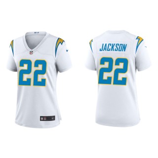 Women's Los Angeles Chargers Justin Jackson #22 White Alternate Game Jersey