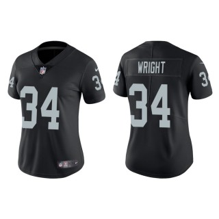 Women's Las Vegas Raiders K.J. Wright #34 Black Vapor Limited Jersey