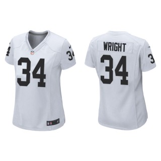 Women's Las Vegas Raiders K.J. Wright #34 White Game Jersey