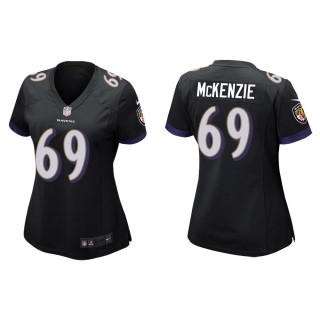 Women's Baltimore Ravens Kahlil McKenzie #69 Black Game Jersey
