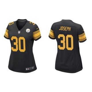 Women's Pittsburgh Steelers Karl Joseph #30 Black Alternate Game Jersey