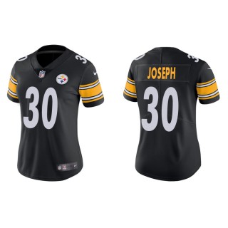 Women's Pittsburgh Steelers Karl Joseph #30 Black Vapor Limited Jersey