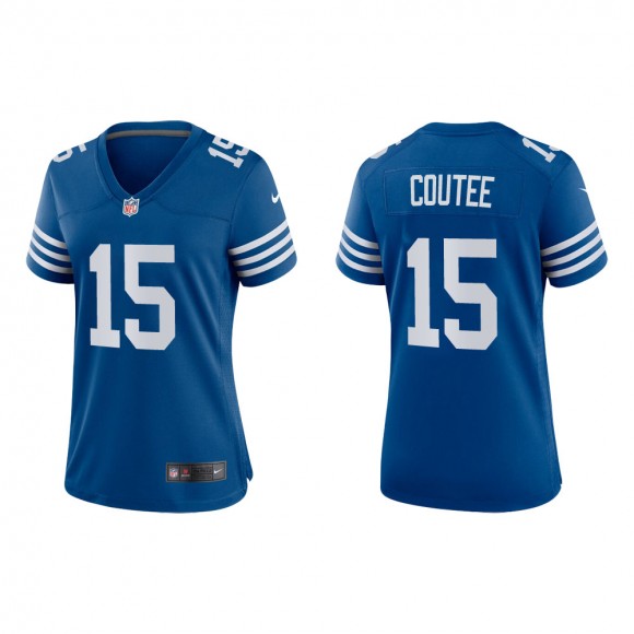 Women's Indianapolis Colts Keke Coutee #15 Royal Alternate Game Jersey