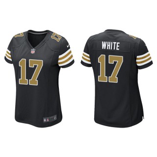 Women's New Orleans Saints Kevin White #17 Black Alternate Game Jersey