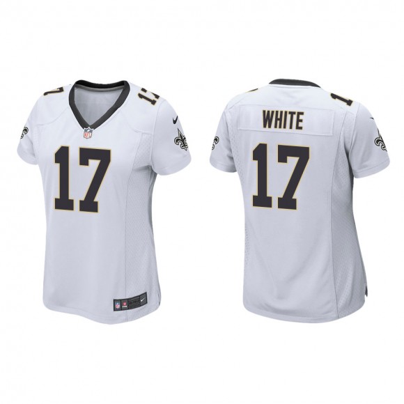 Women's New Orleans Saints Kevin White #17 White Game Jersey