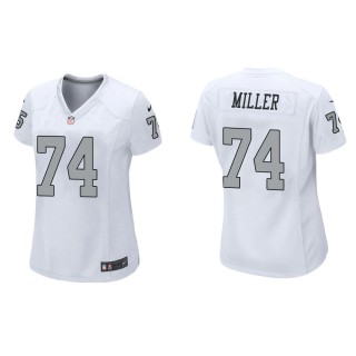 Women's Las Vegas Raiders Kolton Miller #74 White Alternate Game Jersey